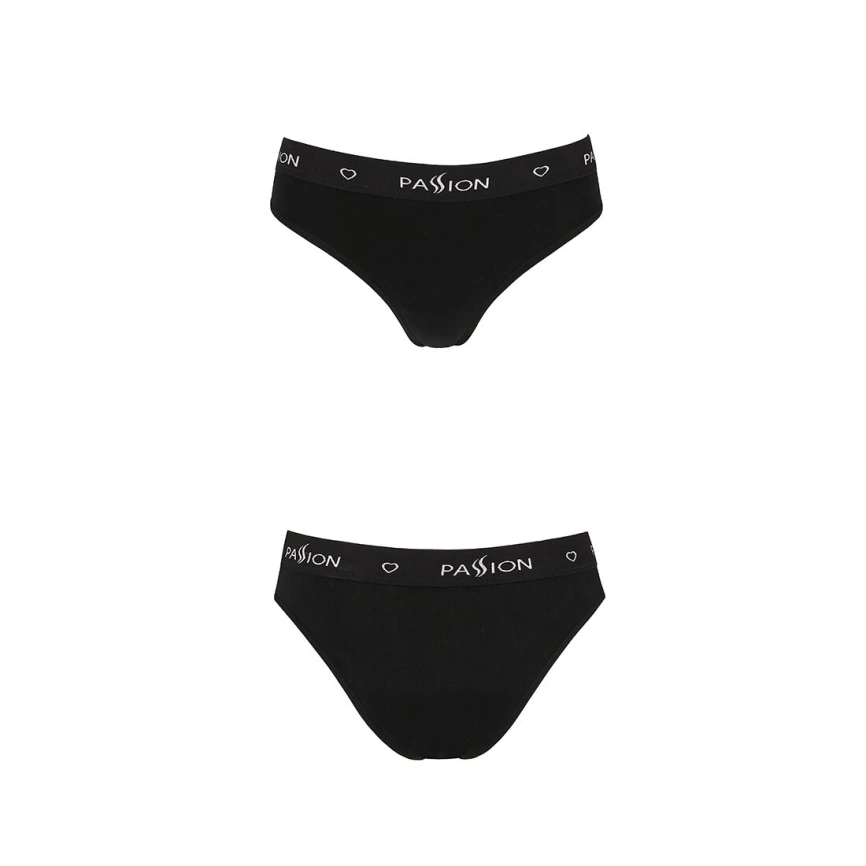 Трусики-слипы из хлопка с эластаном Passion PS004 PANTIES M, black фото 12