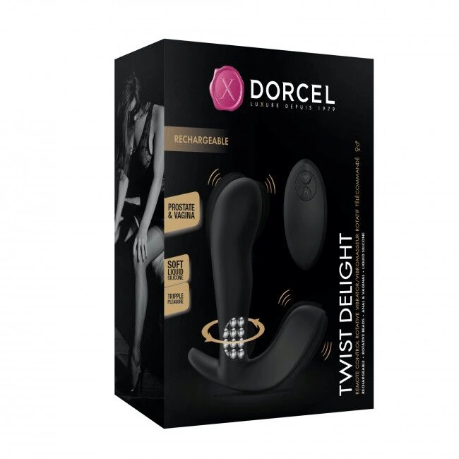 Универсальный вибратор с жемчужным массажем Dorcel TWIST DELIGHT фото 9