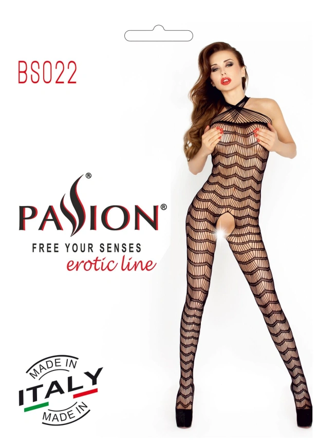 Распродажа!!! Бодистокинг Passion BS022 white, комбинезон фото 4