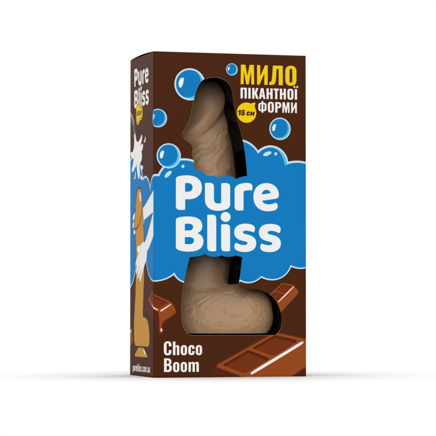 Ароматне мило пікантної форми Pure Bliss Brown Choco Boom (Шоколад) 15 см фото 6