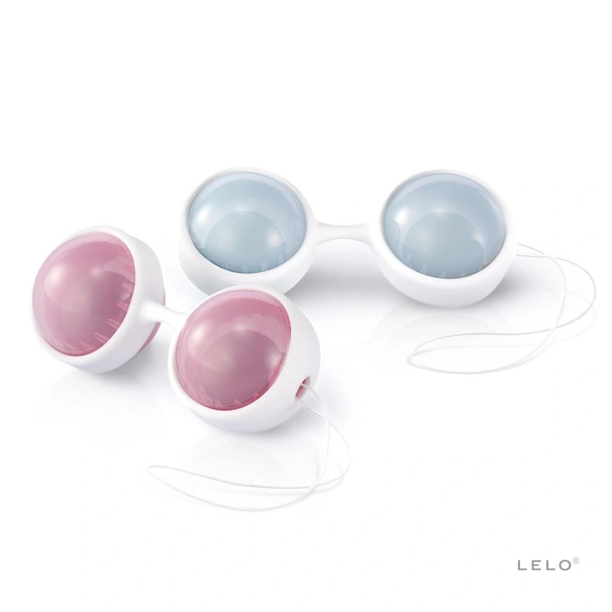 Набор вагинальных шариков LELO Beads, диаметр 3,5 см, изменяемая нагрузка, 2х28 и 2х37 г фото 1