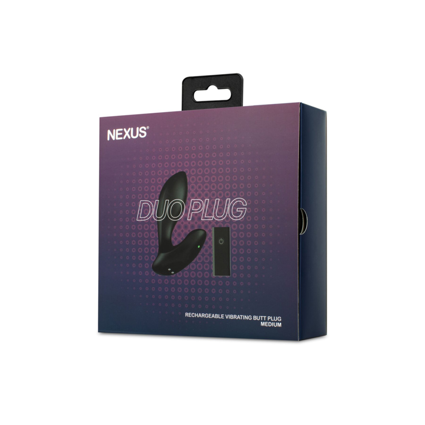 Анальна вібропробка Nexus DUO Plug Medium, пульт ДК фото 3
