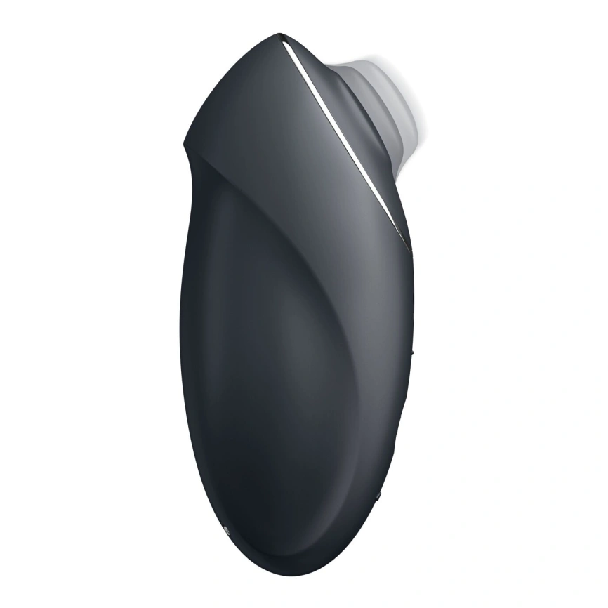 Вибростимулятор-пульсатор Satisfyer Tap & Climax 1 Grey, эффект постукивания пальцем, 2 мотора фото 2