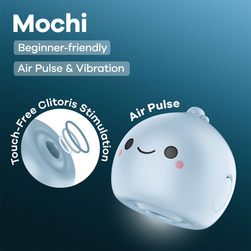 Вакуумний кліторальний стимулятор Satisfyer Mochi Frost Blue фото 6
