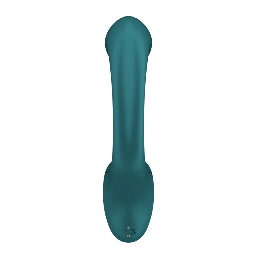 Вагинально-клиторальный вибратор Satisfyer G for Goddess 2 Bottle Green, 2 мотора фото 4