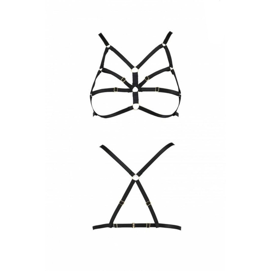 Бюстгальтер-стрепи Passion Exclusive ARMANDA BRA S/M, black фото 5