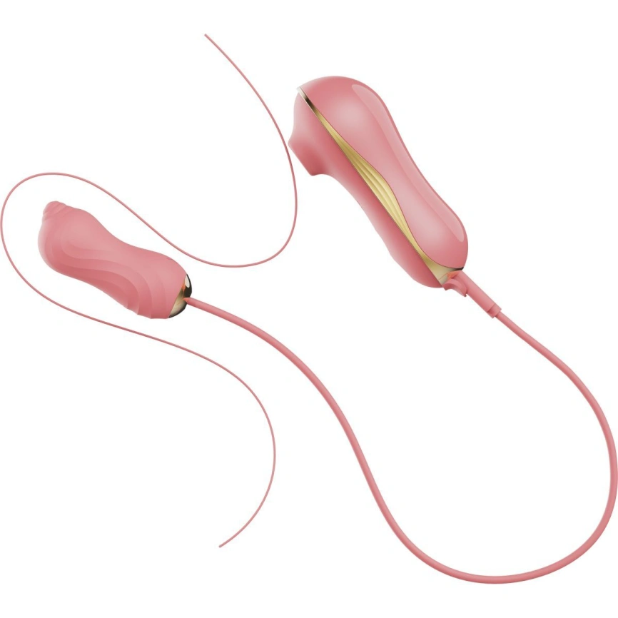 Набор 3в1 Zalo – UNICORN Set Pink, виброяйцо, пульсатор, вакуумный стимулятор фото 12