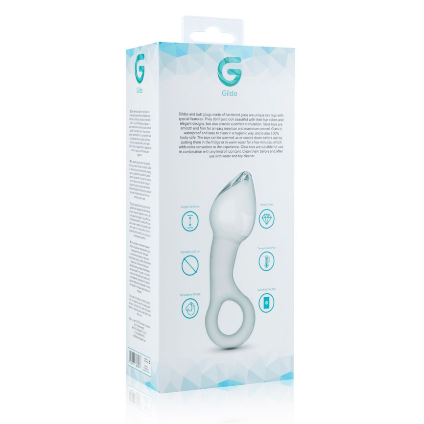Скляний стимулятор простати Gildo Glass Prostate Plug No. 13 фото 5