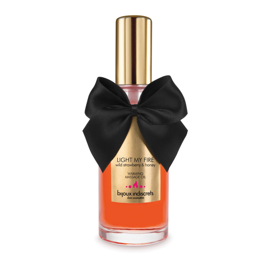 Розігрівальна олія Bijoux Indiscrets Light my Fire – Wild Strawberry&Honey фото 2