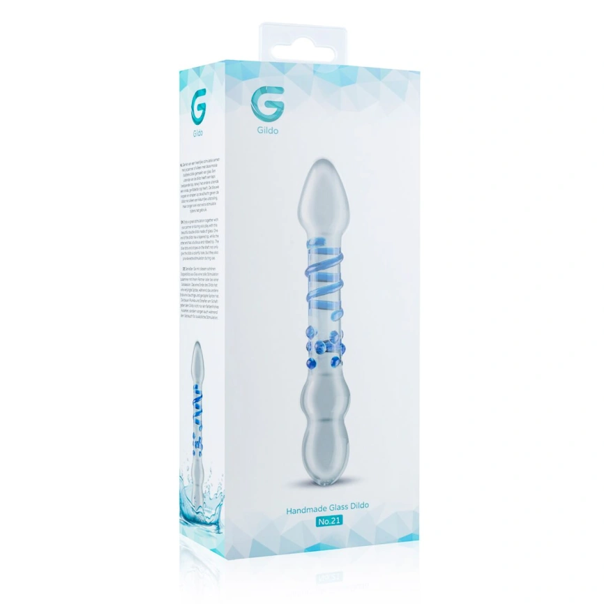 Стеклянный дилдо Gildo Glass Dildo No. 21 фото 5