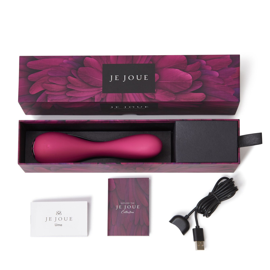 Преміум вібратор Je Joue - Uma Fuchsia універсальний з глибокою вібрацією, стимуляція точки G фото 5