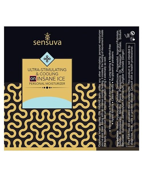 Пробник Sensuva - Ultra-Stimulating On Insane ICE (6 мл) фото 1