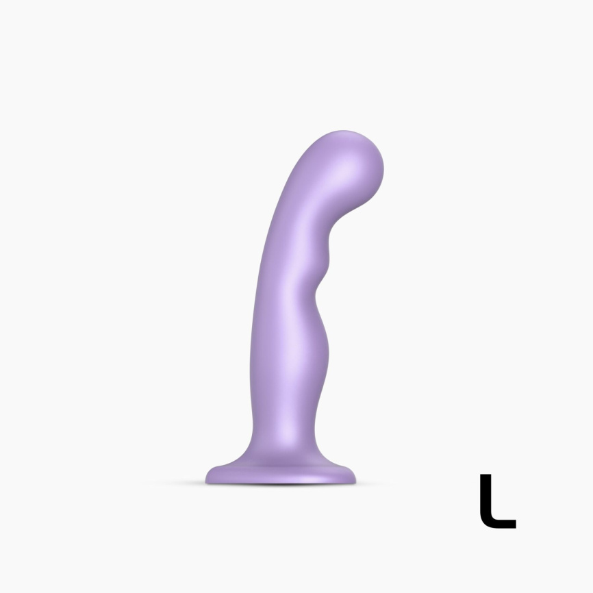 Насадка для страпона Strap-On-Me Dildo Plug P&G Lilas Metallic L фото 1