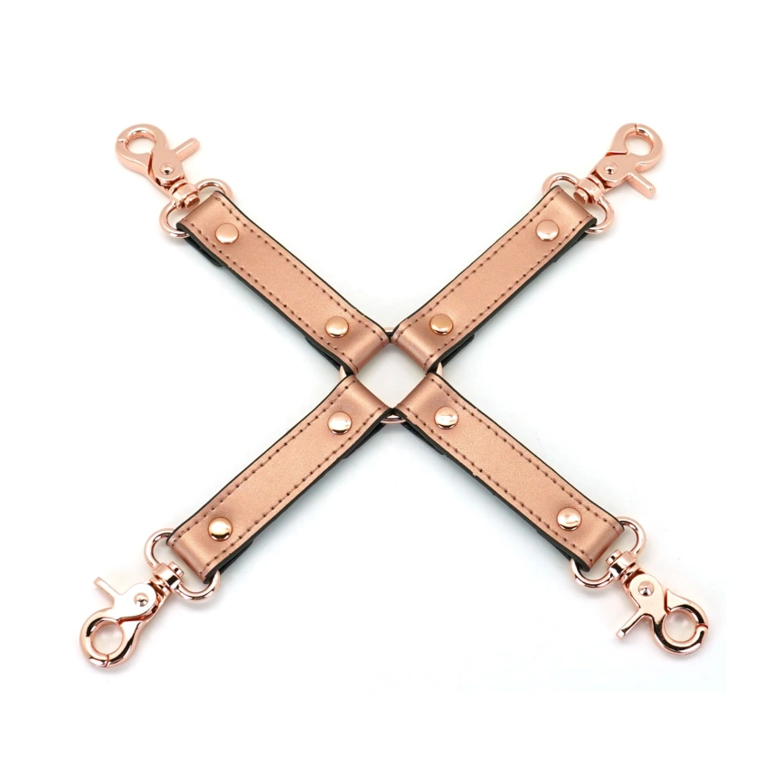 Крестовина для фиксации Liebe Seele Rose Gold Memory Hog Tie, натуральная кожа, розовое золото фото 1