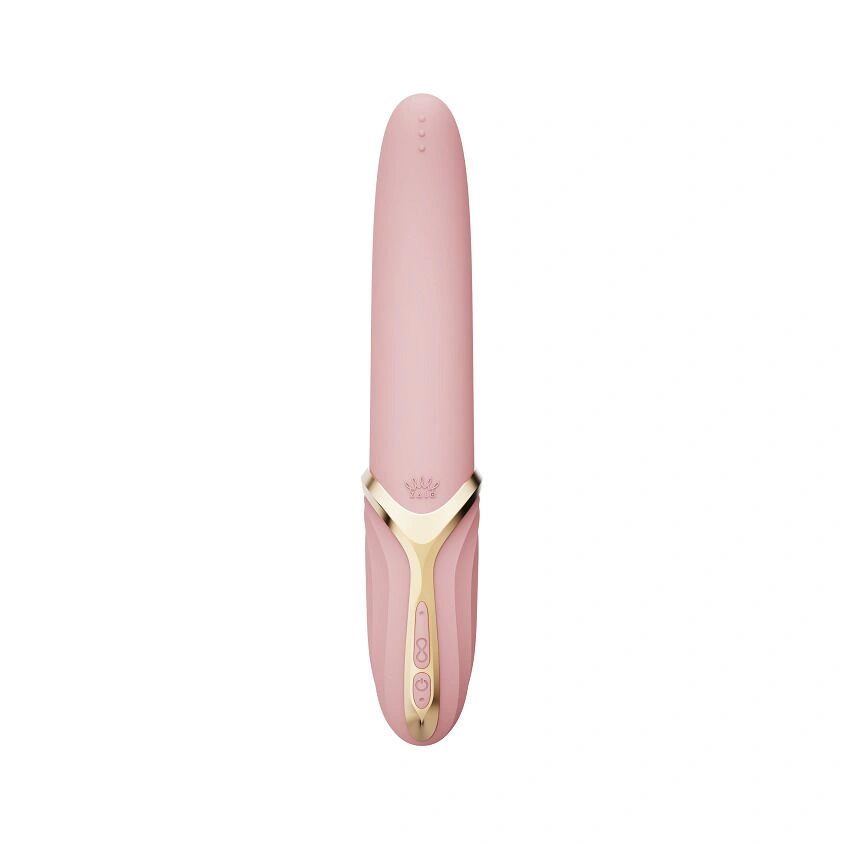 Вибратор Zalo – EVE Sakura Pink, вибрация + ротация, имитация язычка, подогрев до 39 °C фото 4