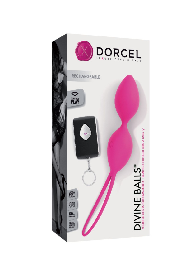 Вагінальні кульки Dorcel Divine Balls, діаметр 3,5 см, маса 91г фото 6