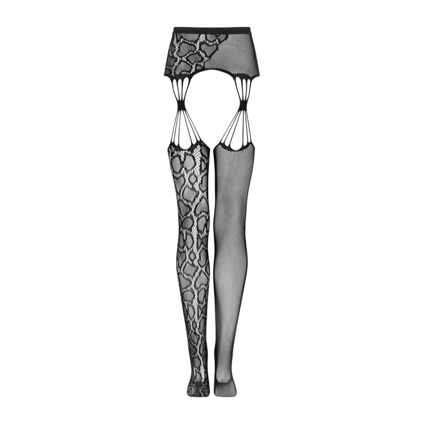 Еротичні колготки-бодістокінг Obsessive Garter stockings S821 S/M/L фото 12