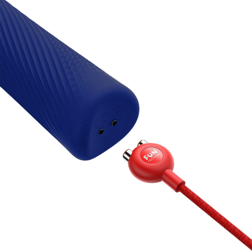 Вібромасажер Fun Factory VIM Vibrating Wand midnight blue, суперпотужний та легкий, до 6 годин роботи фото 7
