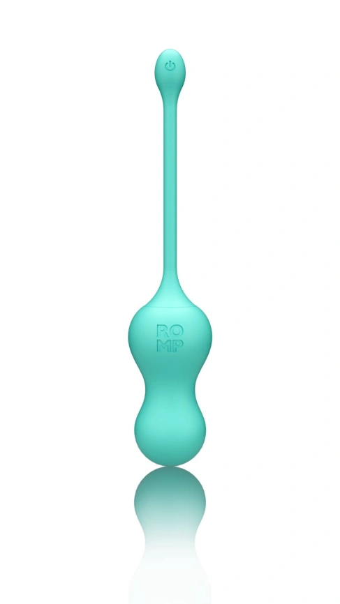 Виброяйцо для точки G с пультом управления Romp Cello Light Teal, водонепроницаемое фото 4