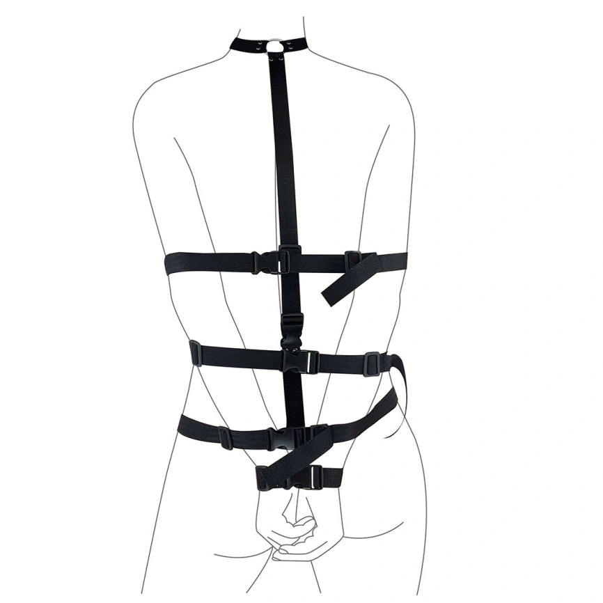 Набор для фиксации Art of Sex – BDSM Fixation Black Night Simple фото 8