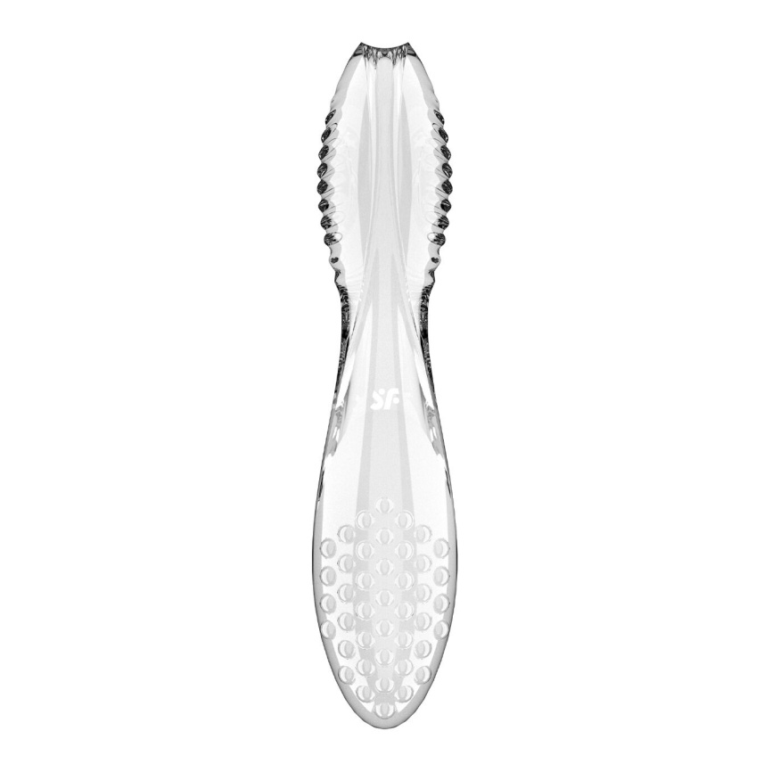 Двосторонній скляний дилдо Satisfyer Dazzling Crystal 2 Transparent фото 3