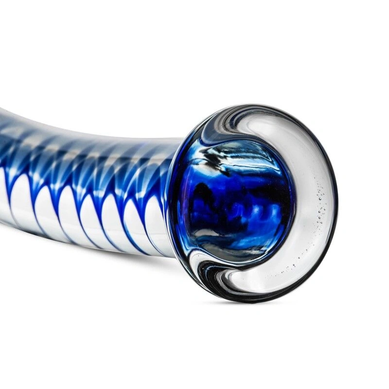 Стеклянный дилдо Gildo Glass Dildo No. 4, для точки G и простаты фото 3