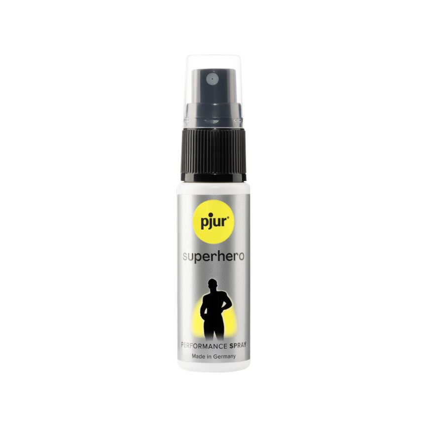 Спрей-пролонгатор pjur Superhero Performance Spray 20 мл, всотується в шкіру, природні компоненти фото 4