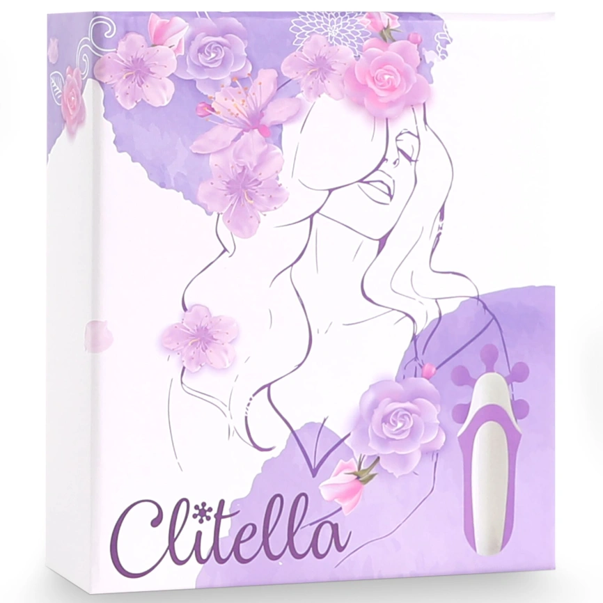 Стимулятор с имитацией оральных ласк FeelzToys - Clitella Oral Clitoral Stimulator Purple фото 6