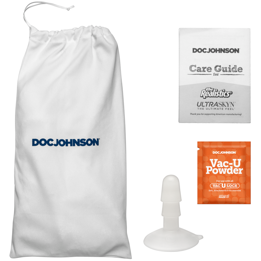 Фалоімітатор Doc Johnson The Realistic Cock ULTRASKYN - 9 Inch Chocolate фото 7
