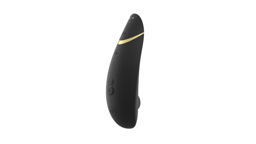 Вакуумний кліторальний стимулятор Womanizer Premium 2 - Black, функції Autopilot та Smart Silence фото 3
