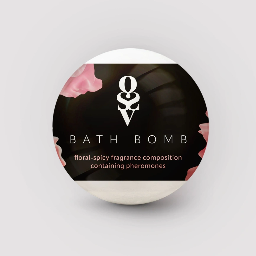 Бомбочка для ванны с феромонами Obsessive Bath bomb Floral - Spicy (100 г) фото 2