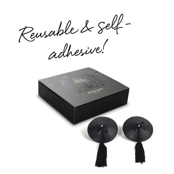 Пэстис Bijoux Indiscrets Burlesque pasties ORIGINAL BLACK фото 5