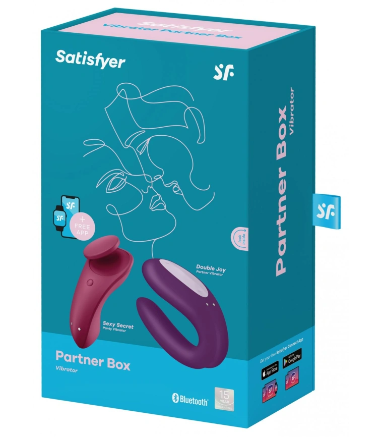 Набор Satisfyer Partner Box 1 (вибратор для пар Double Joy + вибратор в трусики Sexy Secret) фото 8