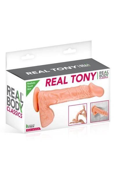 Фаллоимитатор Real Body - Real Tony Flash, TPE, диаметр 3,5см фото 3