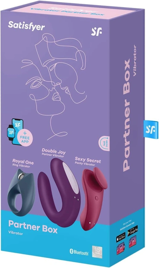 Набор Satisfyer Partner Box 3 (Double Joy, Sexy Secret + Royal One) фото 8