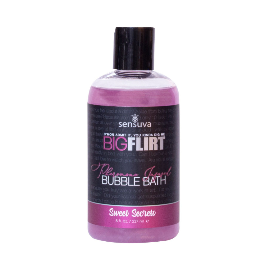 Піна для ванни Sensuva — Big Flirt Pheromone Bubble Bath — Sweet Secrets (237 мл) фото 1