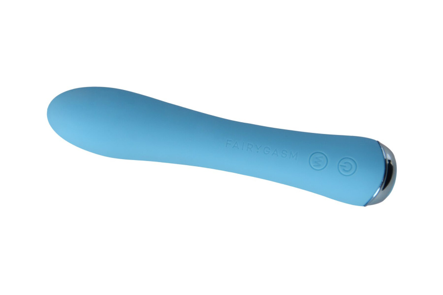 Вібратор з підігрівом FairyGasm WowGenie blue, підігрів до 42 °C фото 2