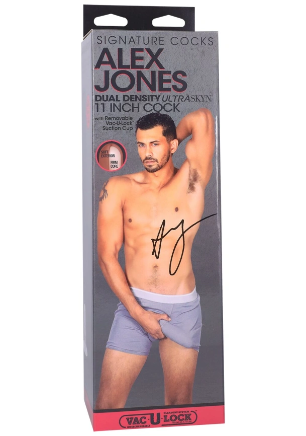 Фаллоимитатор Doc Johnson Signature Cocks Alex Jones 11 inch UltraSkyn фото 4