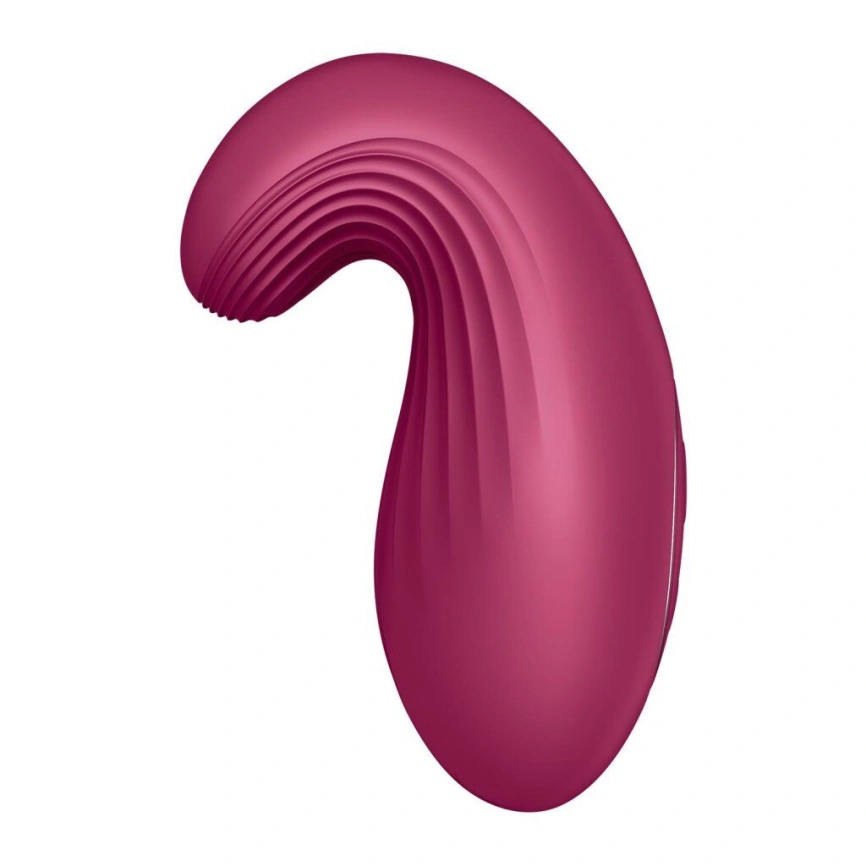 Вибратор Satisfyer Dipping Delight Berry, 2 мотора, гибкий кончик фото 4