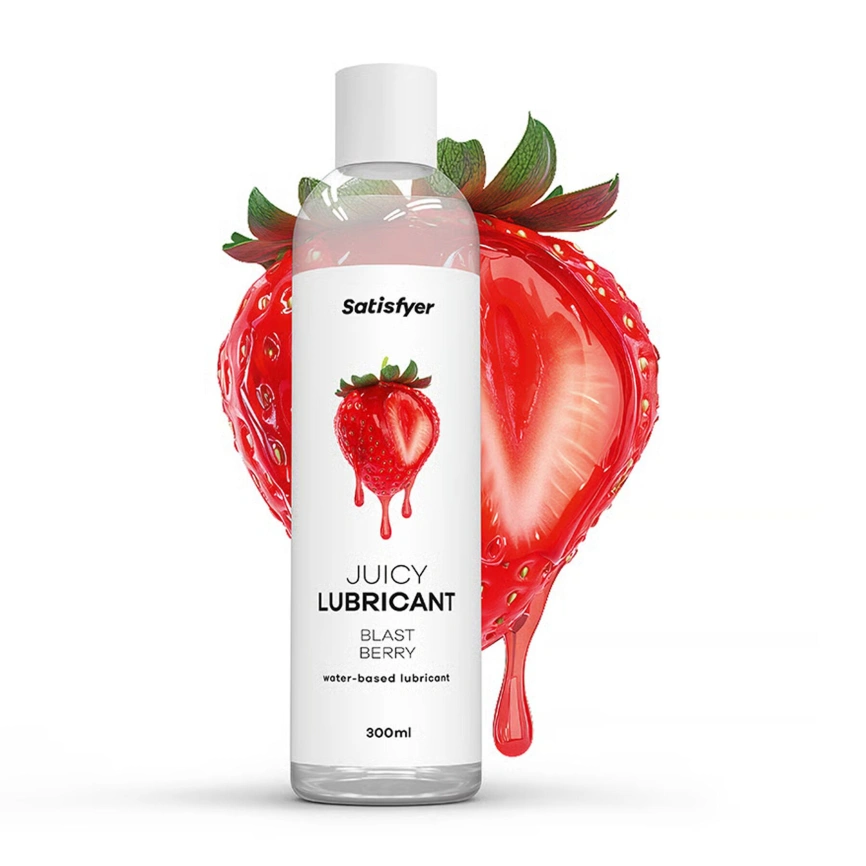 Лубрикант на водной основе Satisfyer Juicy Lubricant Blast Berry water based 300 мл фото 3