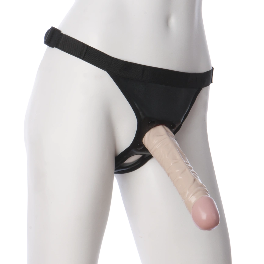 Трусики со страпоном Doc Johnson Vac-U-Lock 8 Inch Classic Dong Ultra Harness, ПВХ, диаметр 3,8см фото 1