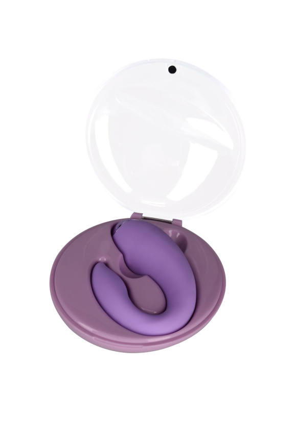 Вібратор для пар FairyGasm PleasureBerry violet, зарядний кейс, пульт ДК фото 3