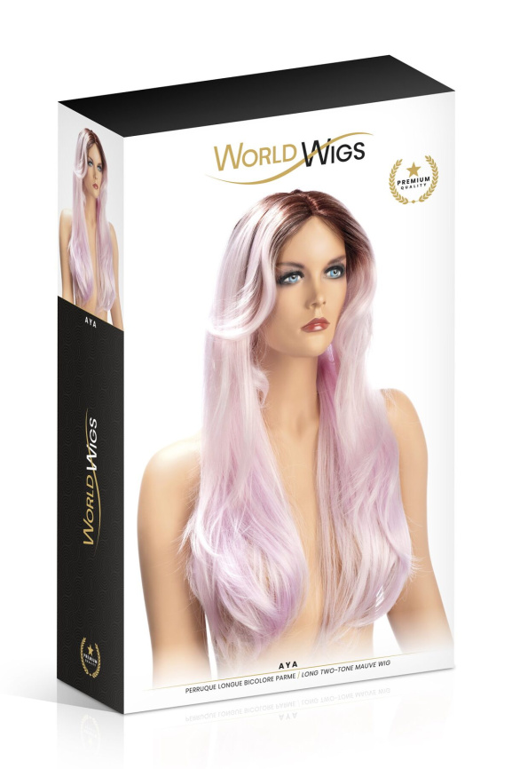 Перука World Wigs AYA LONG TWO-TONE MAUVE фото 2