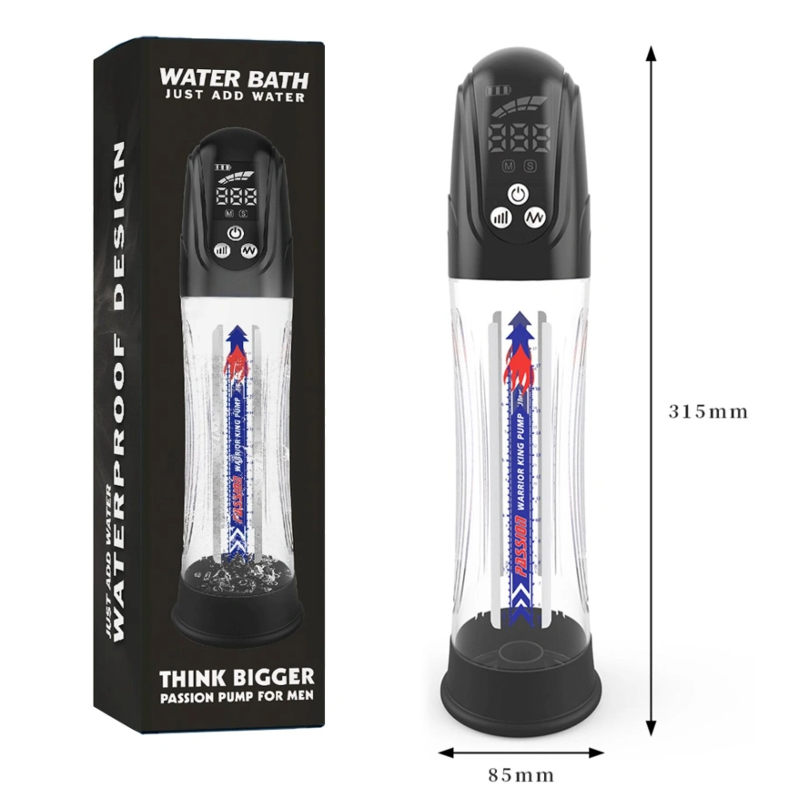 Автоматическая гидропомпа 2в1 (вода/воздух) Water Bath с LED-дисплеем, 2 режима фото 8