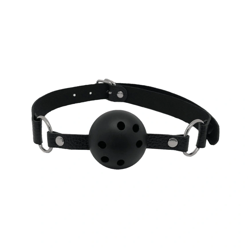 Воздухопроницаемый кляп Alive Discretion Black фото 1