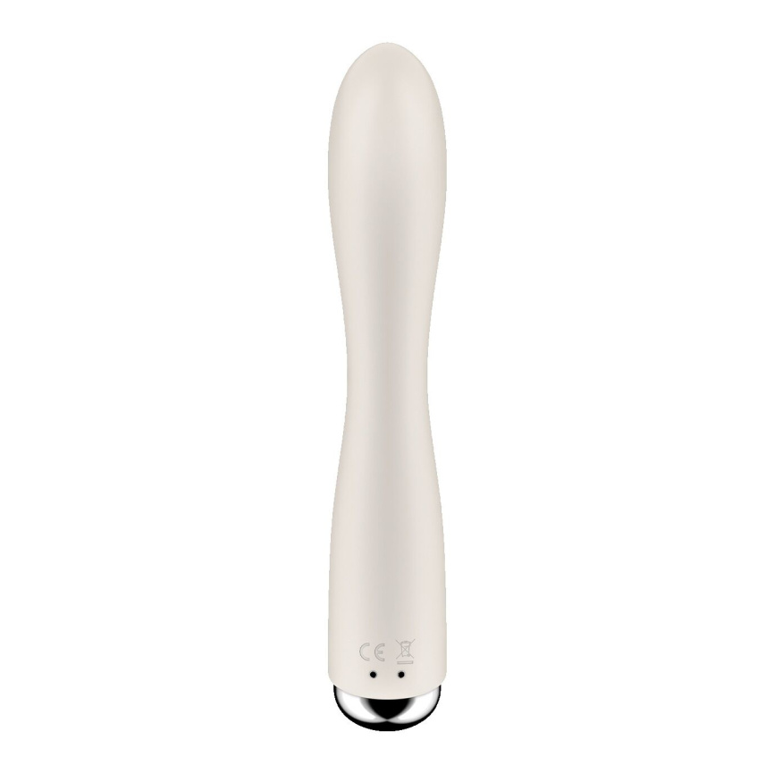 Вібратор-кролик з ротацією Satisfyer Spinning Rabbit 1 Beige, 3 мотори фото 4