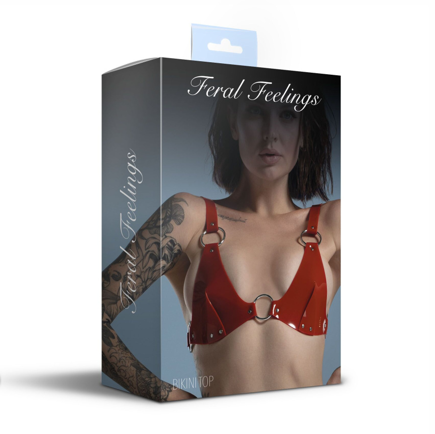 Ліф класичний Feral Feelings - Bikini Top Red фото 2