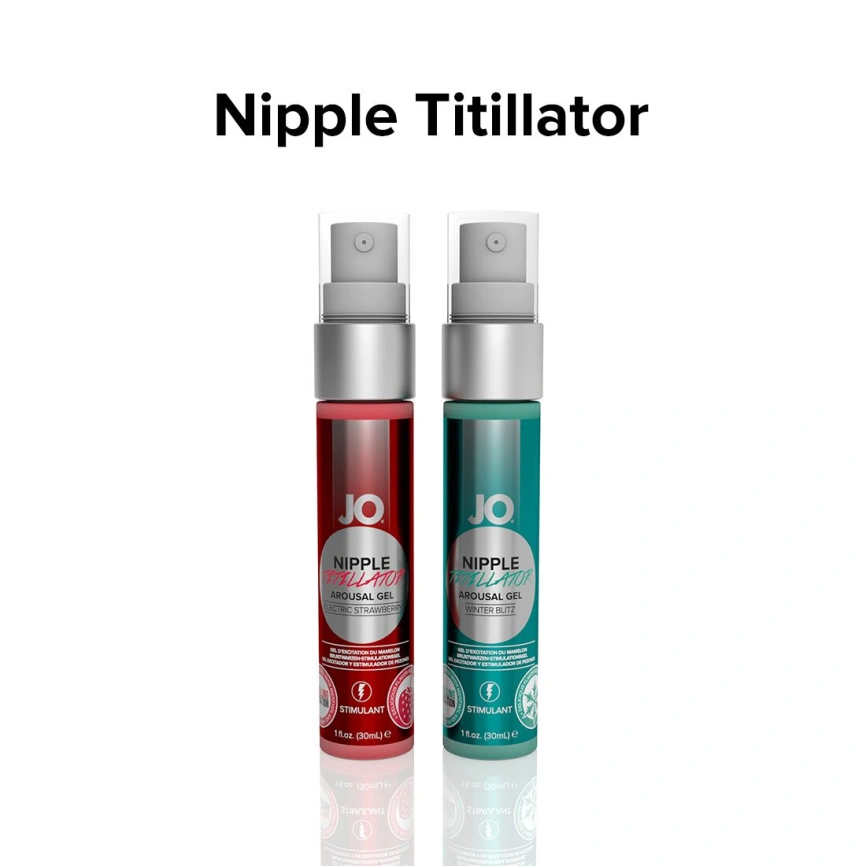 Гель для стимуляции сосков JO Nipple Titillator Strawberry (30 мл), ментол и перечная мята фото 4