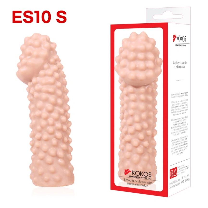 Насадка на член Kokos Extreme Sleeve ES.10 размер S, утолщающая, стимулирующий рельеф фото 3