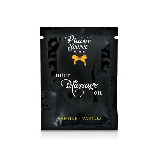 Пробник масажної олії Plaisirs Secrets Vanilla (3 мл) фото 1
